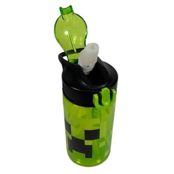 Minecraft Plush Lot Creeper Pig Skeleton + Water Bottle Ocelot Cat Figure & More - Picture 12 of 16